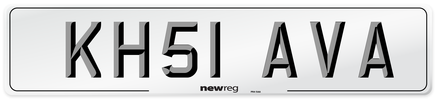 KH51 AVA Number Plate from New Reg